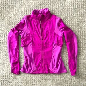 Hot Pink Lululemon Full Zip Jacket Size :10